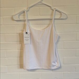 NWT White Pinkmstyle Clothing Co. Spaghetti Strap Top